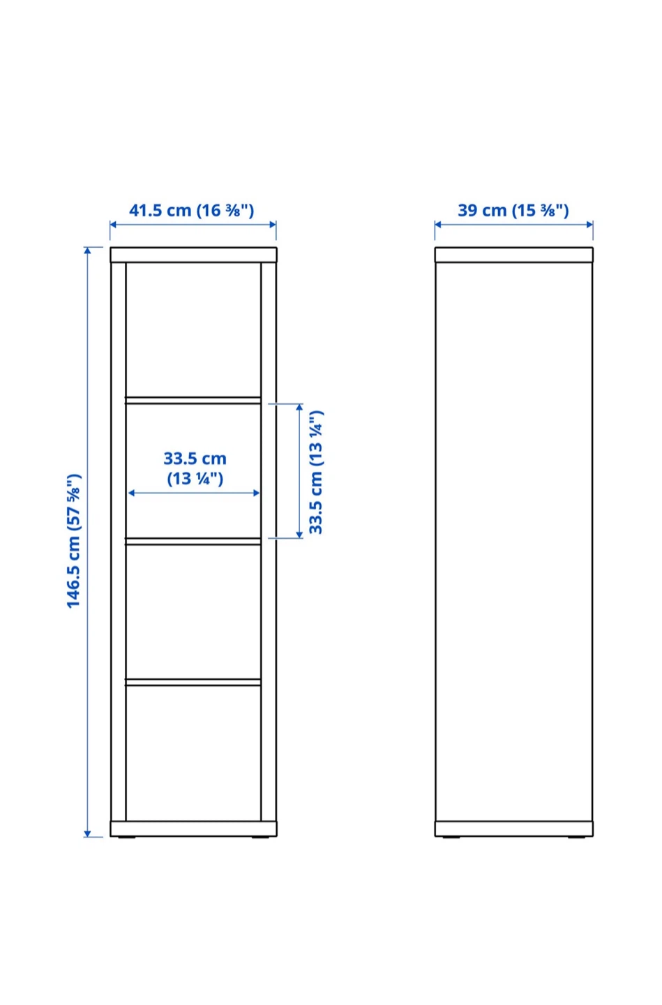 IKEA KALLAX Shelf Unit with 4 Drawers - photo 3