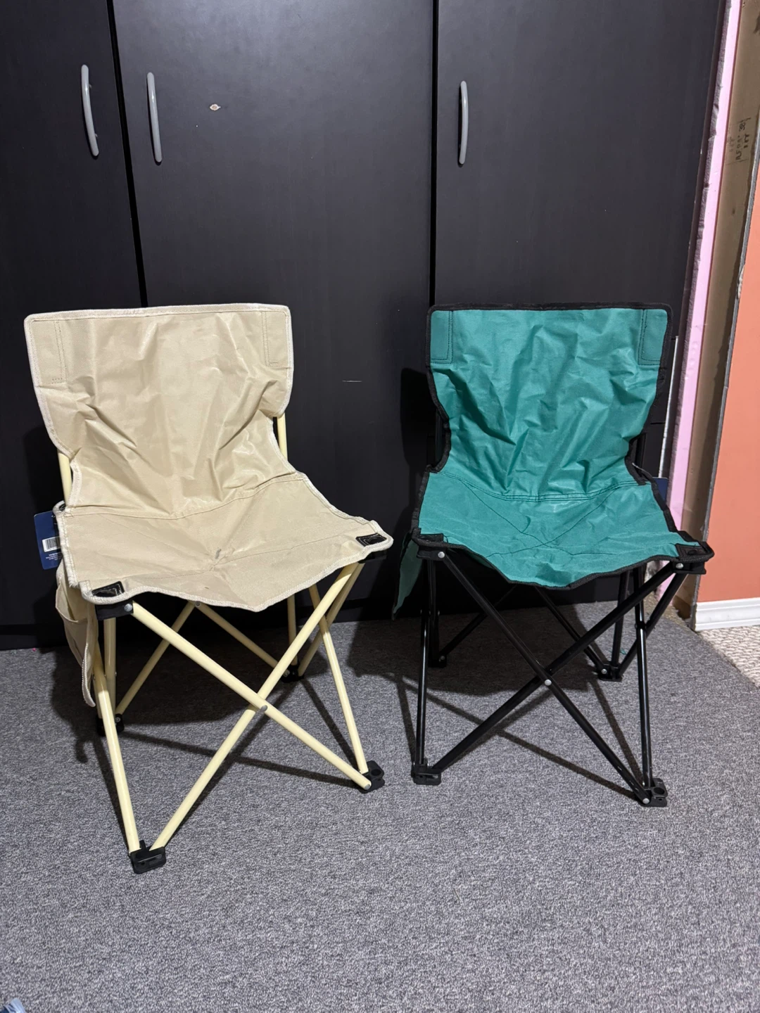 Pair of Kids Folding Camping Chairs