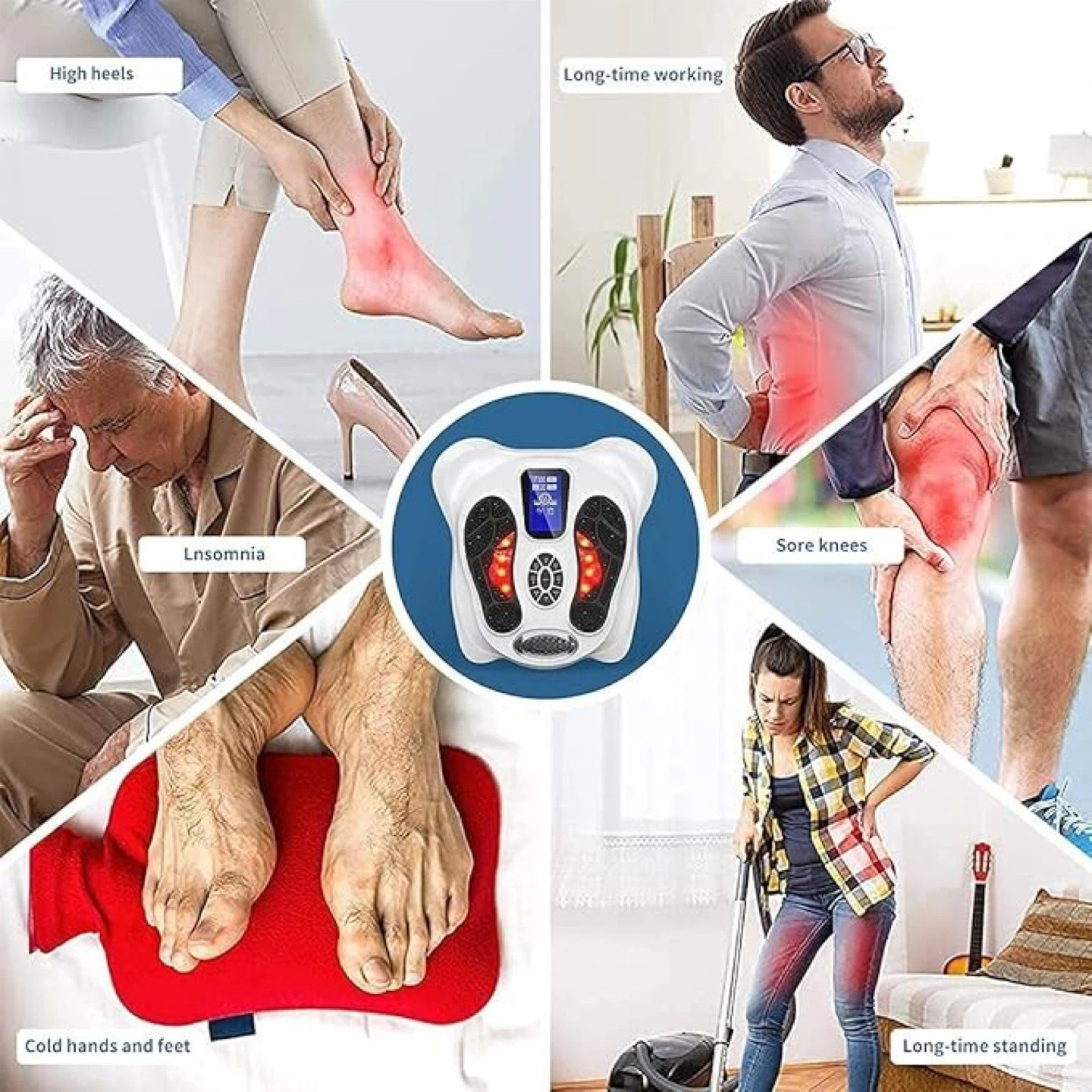 Foot Circulation Plus EMS & TENS Foot Nerve Muscle Massager - photo 2