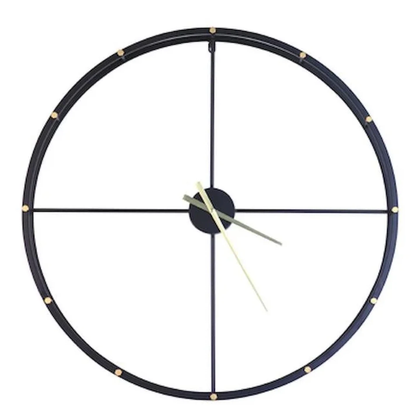 Northwood Collection Round Metal Wall Clock - photo 2