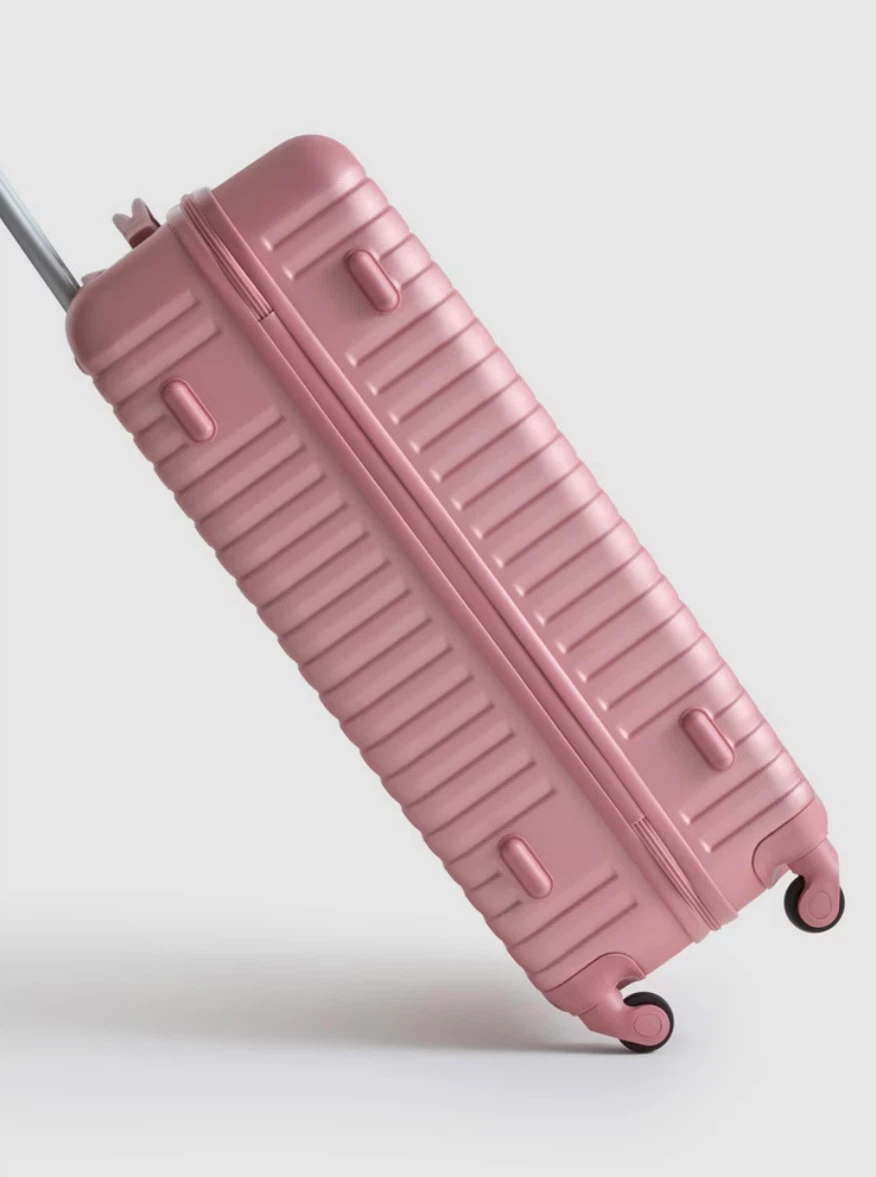 Large Pink Hardside Spinner Suitcase - photo 2