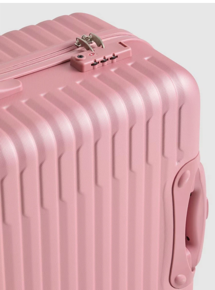 Large Pink Hardside Spinner Suitcase - photo 3