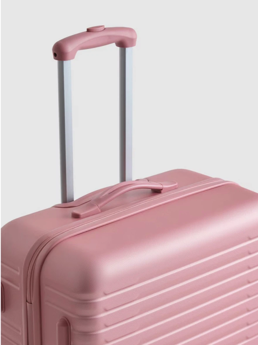Large Pink Hardside Spinner Suitcase - photo 4