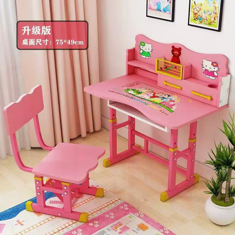 Children's Pink Hello Kitty Desk and Chair Set - photo 4