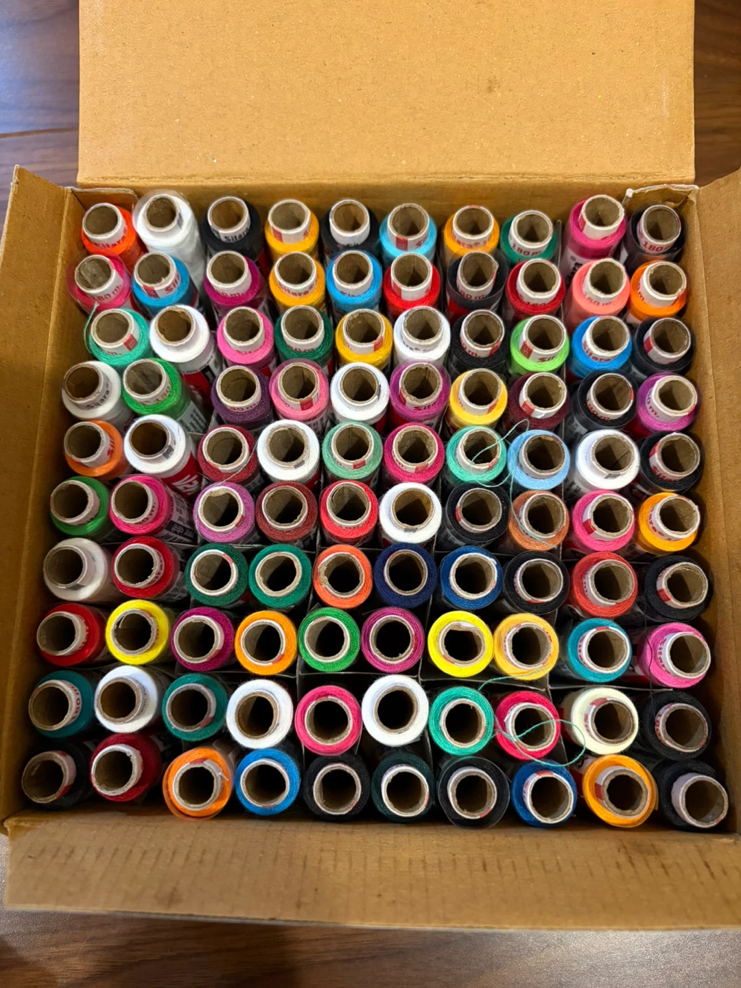 100 Polyester Thread spools for $35