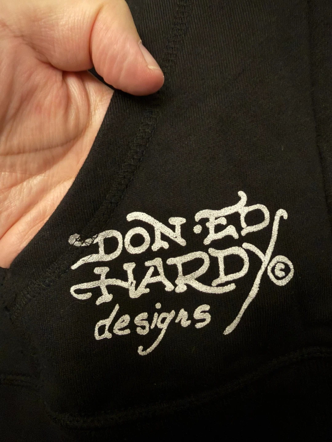 Ed Hardy Black Tiger & Rose Zip-Up Hoodie - photo 5