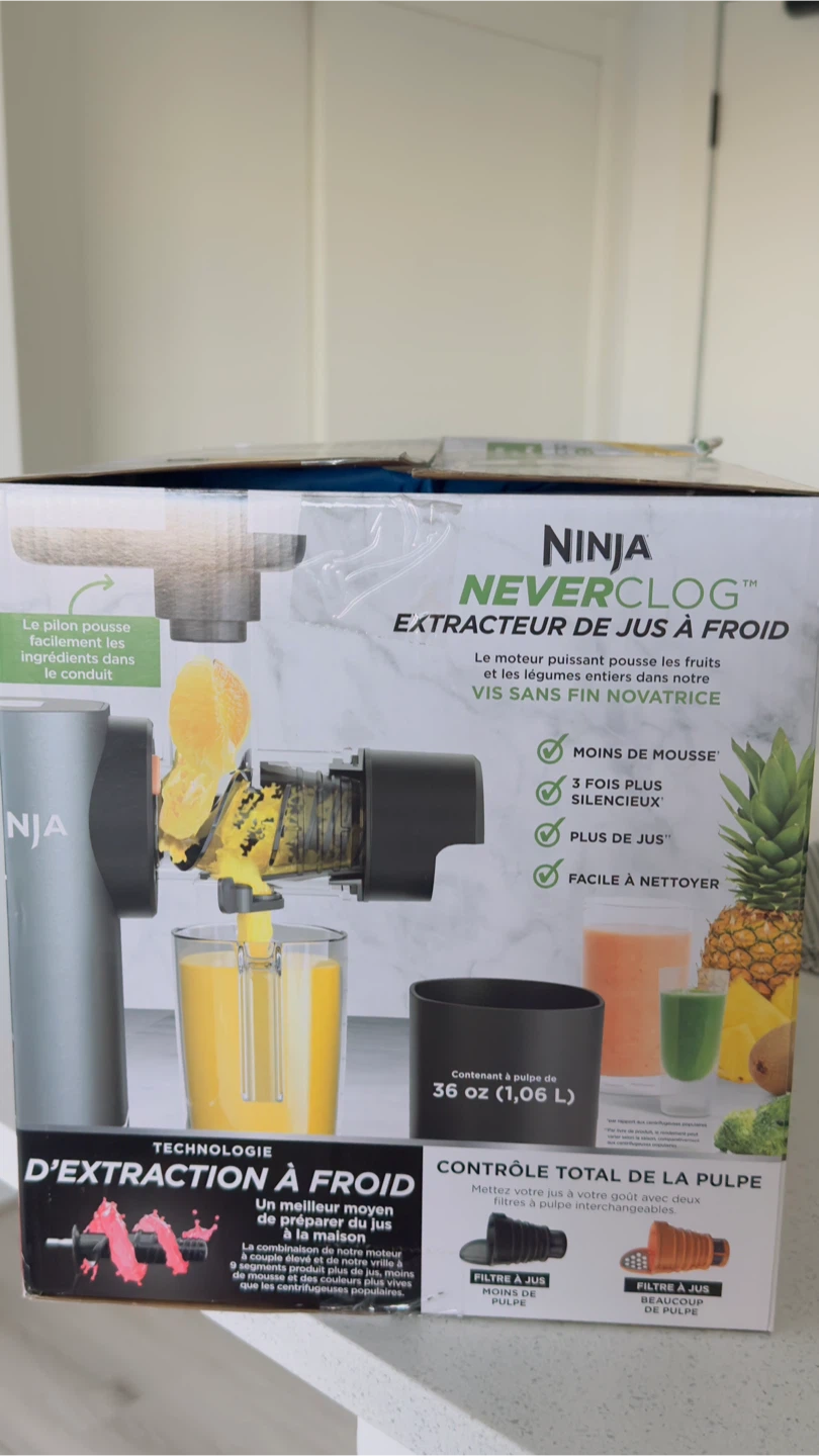 Ninja NeverClog Cold Press Juicer - photo 5
