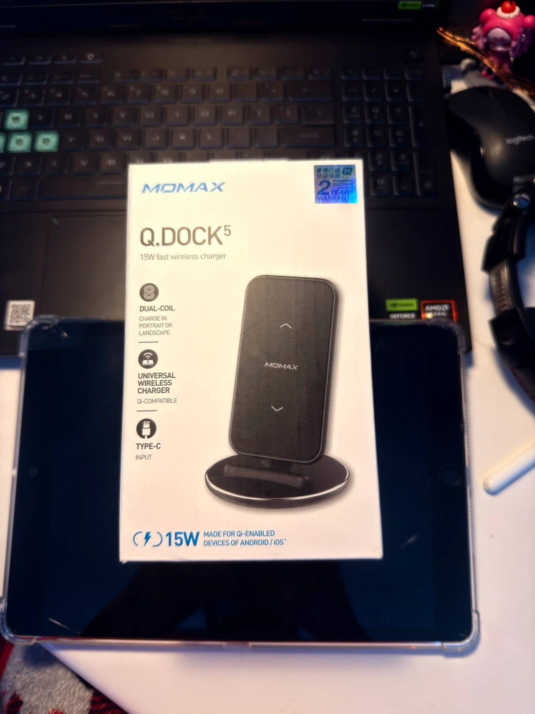 MOMAX Q.DOCK5 15W Wireless Charger