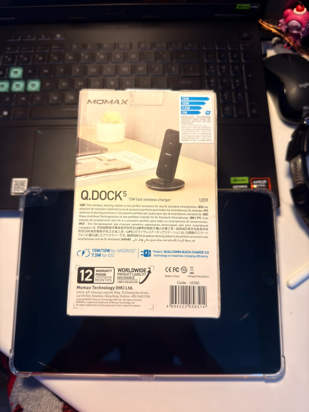 MOMAX Q.DOCK5 15W Wireless Charger - photo 2