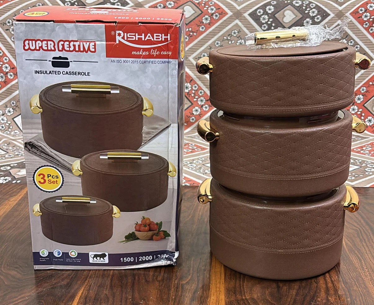 Insulated Casserole set of 3 for just $75