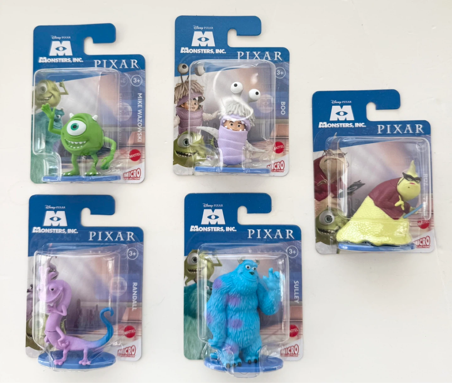 Disney Pixar Monsters Inc. Micro Collection Figures