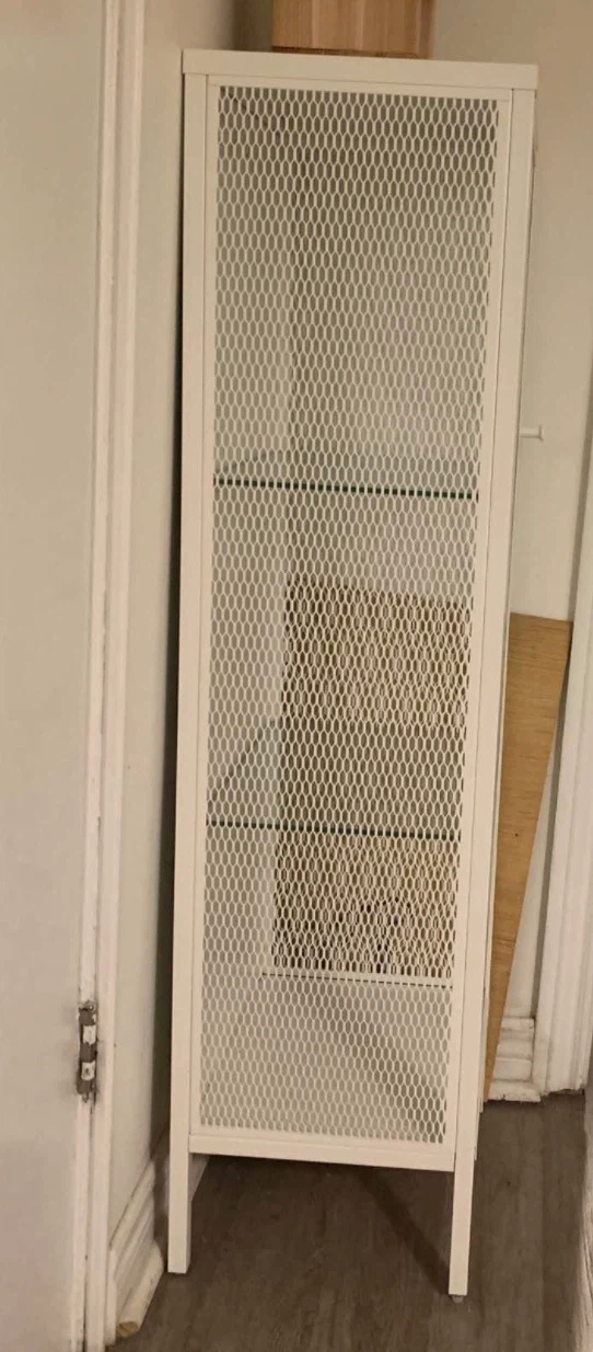 White Display Cabinet with Glass Doors - photo 3