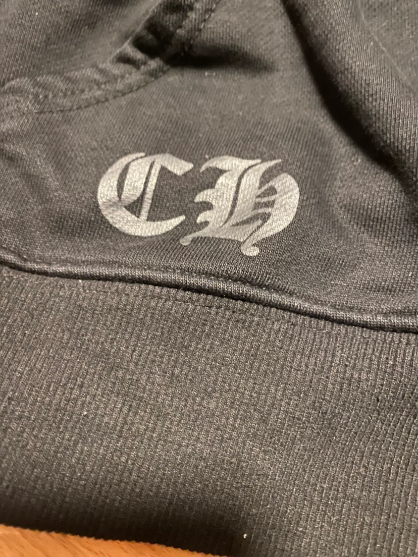Chrome Hearts Black Zip-Up Hoodie - photo 2