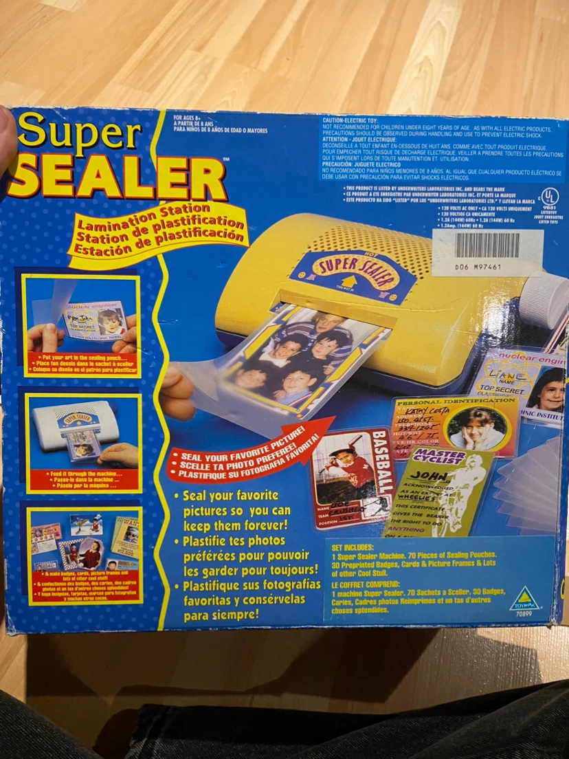 Super Sealer Lamination Station vintage 1996