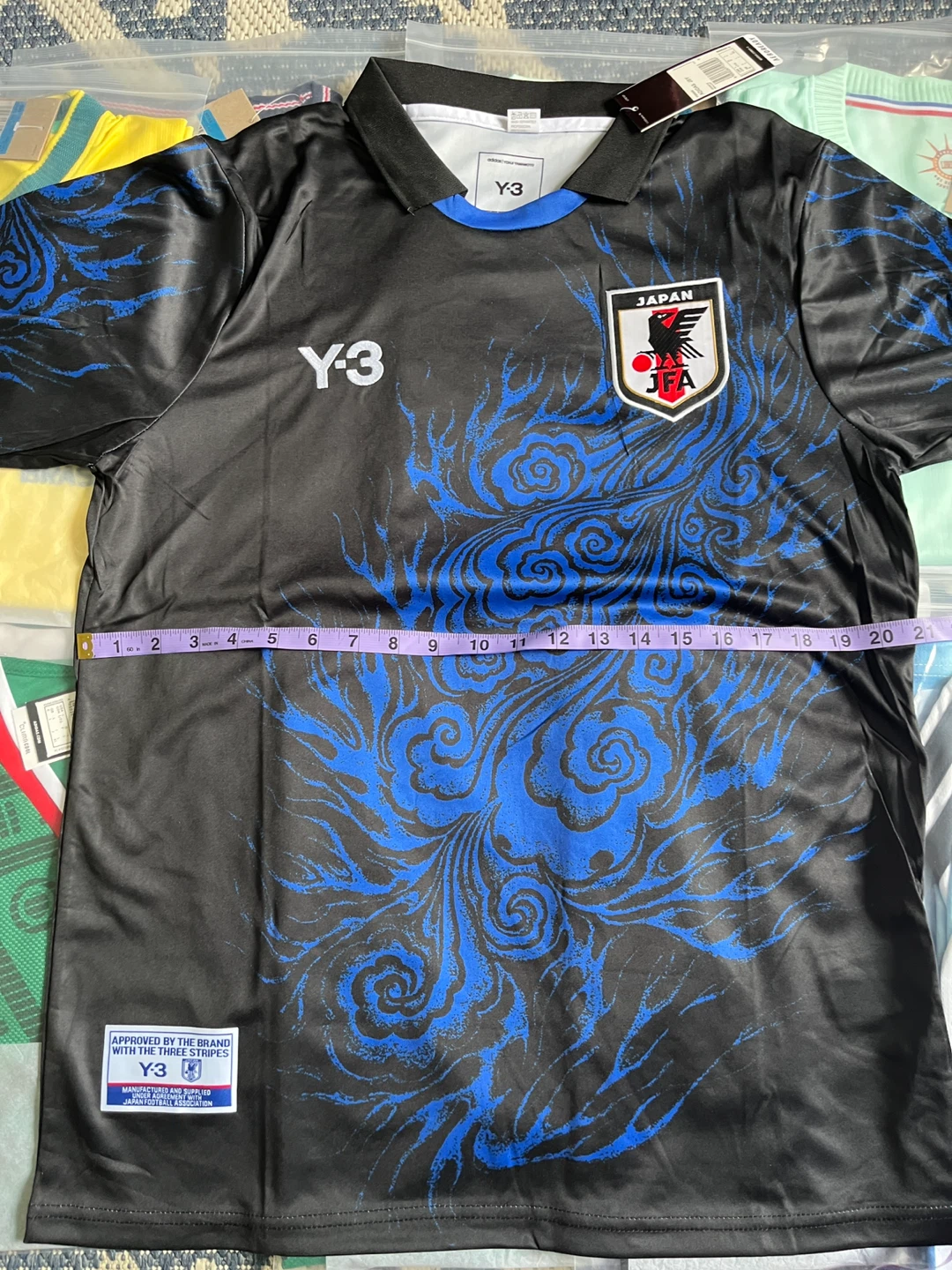 Y-3 Japan 🇯🇵 Soccer Jersey large Full Sleeve - photo 2