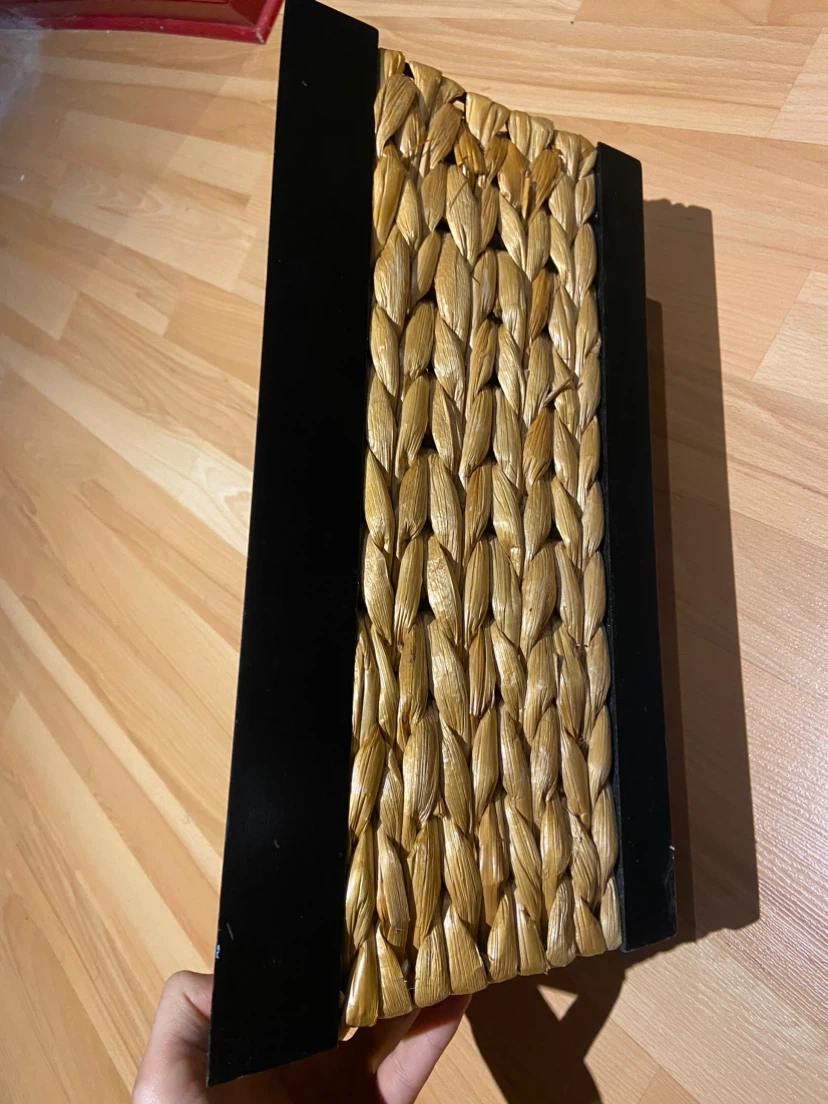 Woven Rectangular Storage Basket