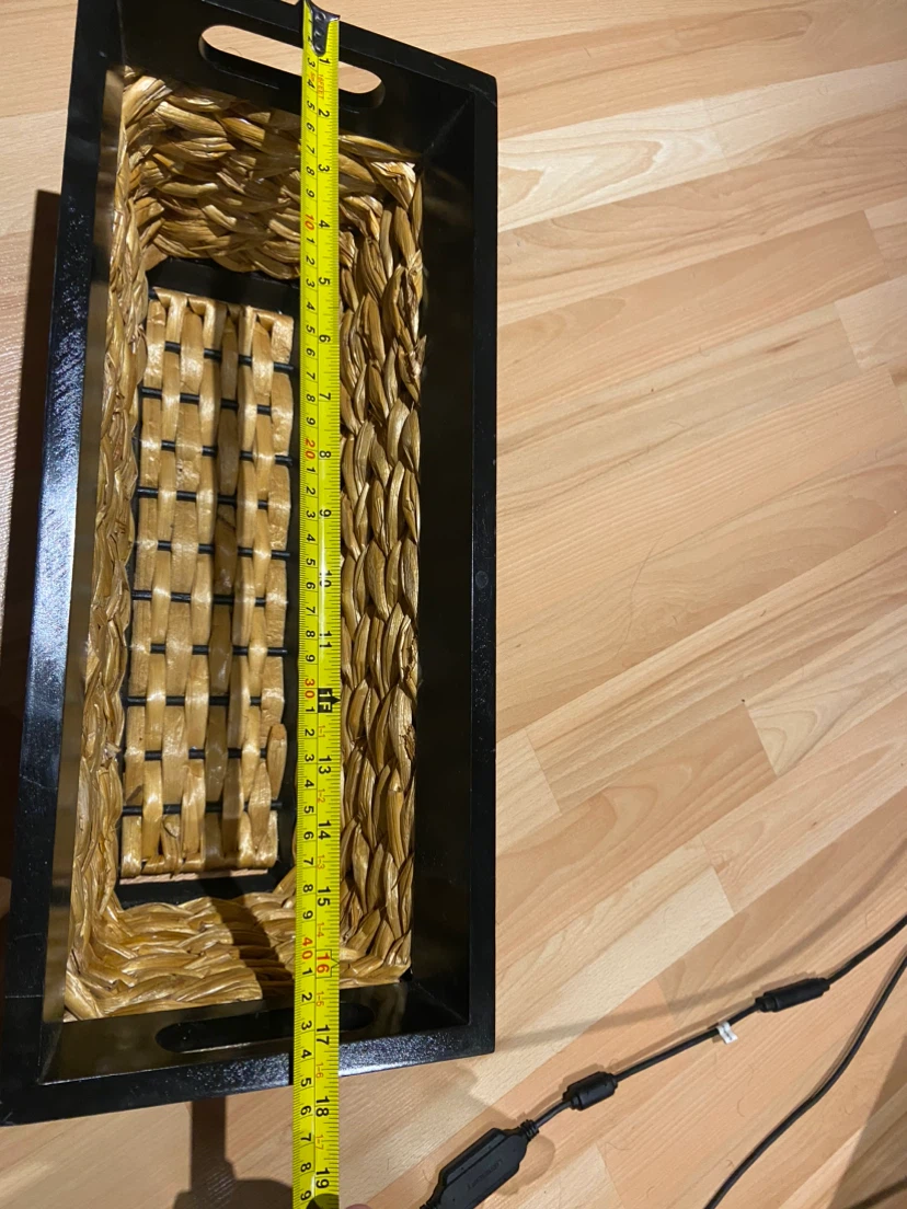 Woven Rectangular Storage Basket - photo 5