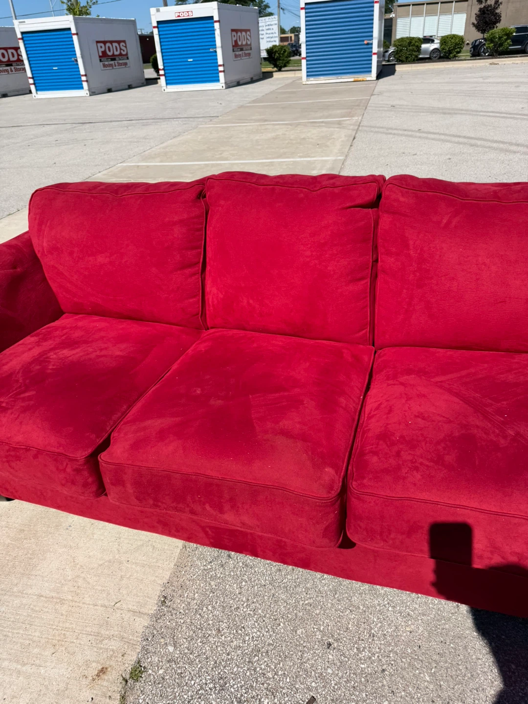Red Sofa and Loveseat Set - photo 4