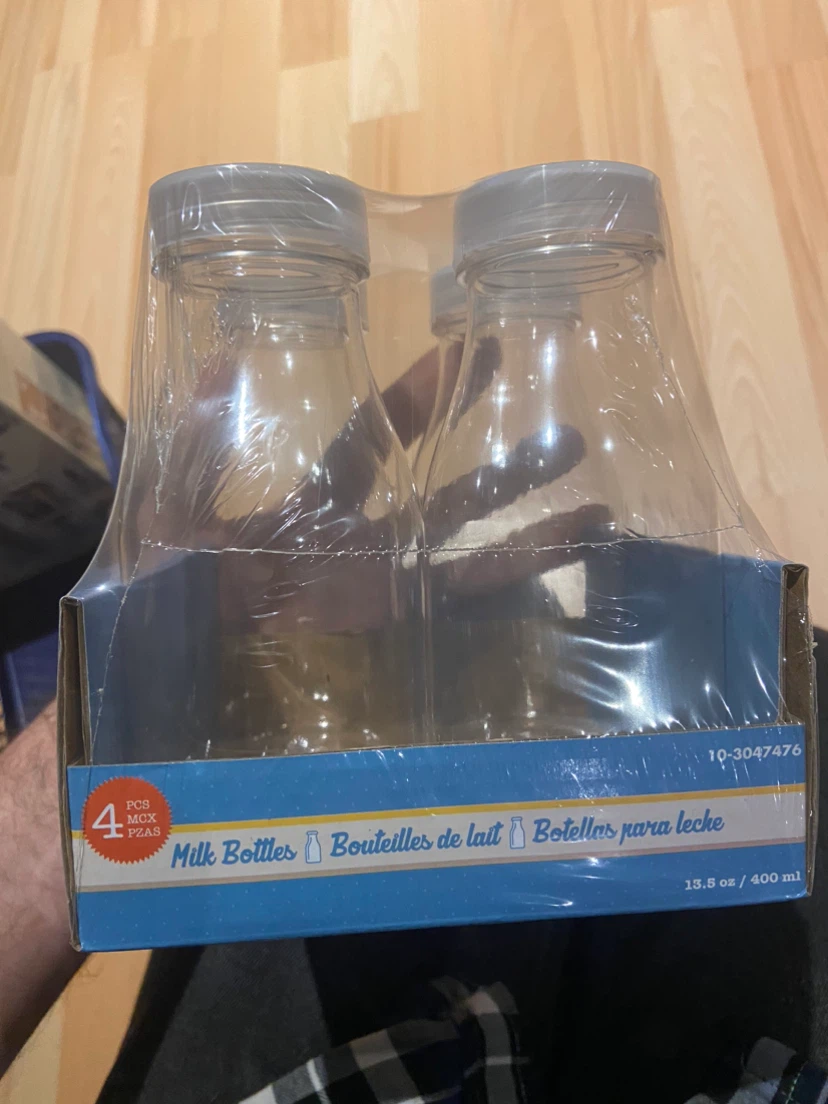 4 Pack Milk Bottles - photo 3