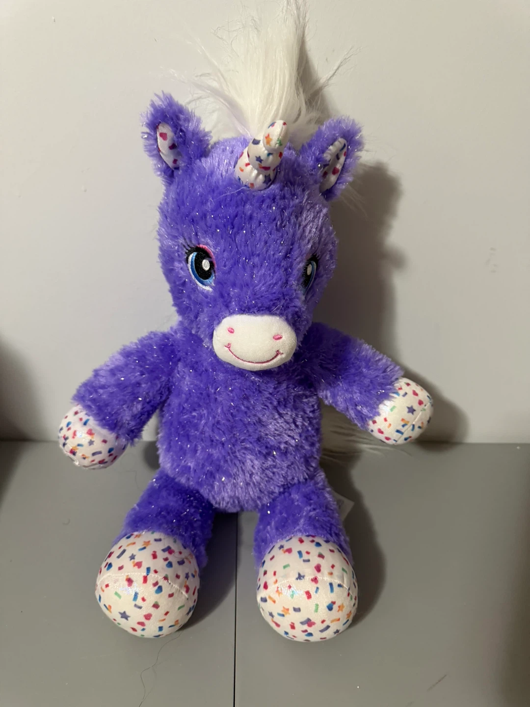 Build A Bear Workshop Purple Stardust Unicorn Plush 2019 Retired