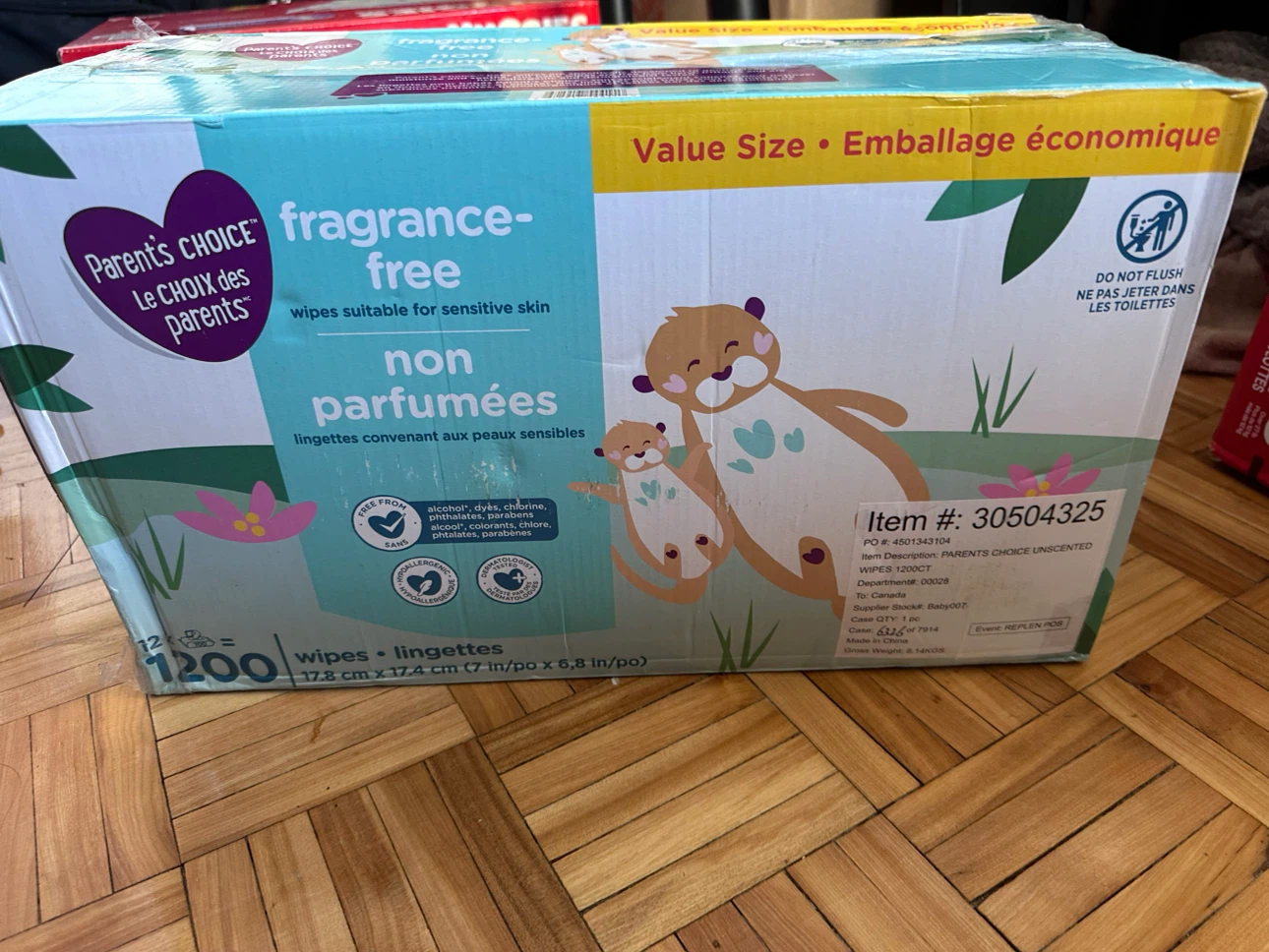 Parents Choice Fragrance-Free Baby Wipes (1200 ct) - photo 2