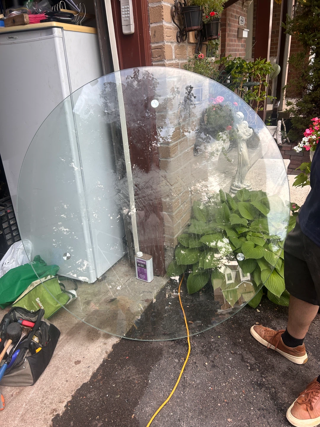 Glass table top - photo 2
