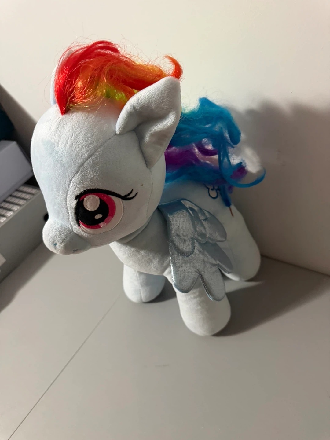Build A Bear Rainbow My Little Pony Dash Plush 2013 Retired - photo 3