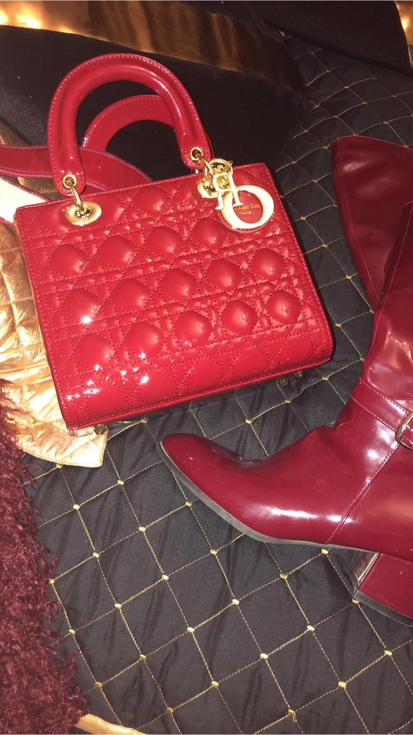 Burgundy popular color high boot 8 - photo 2