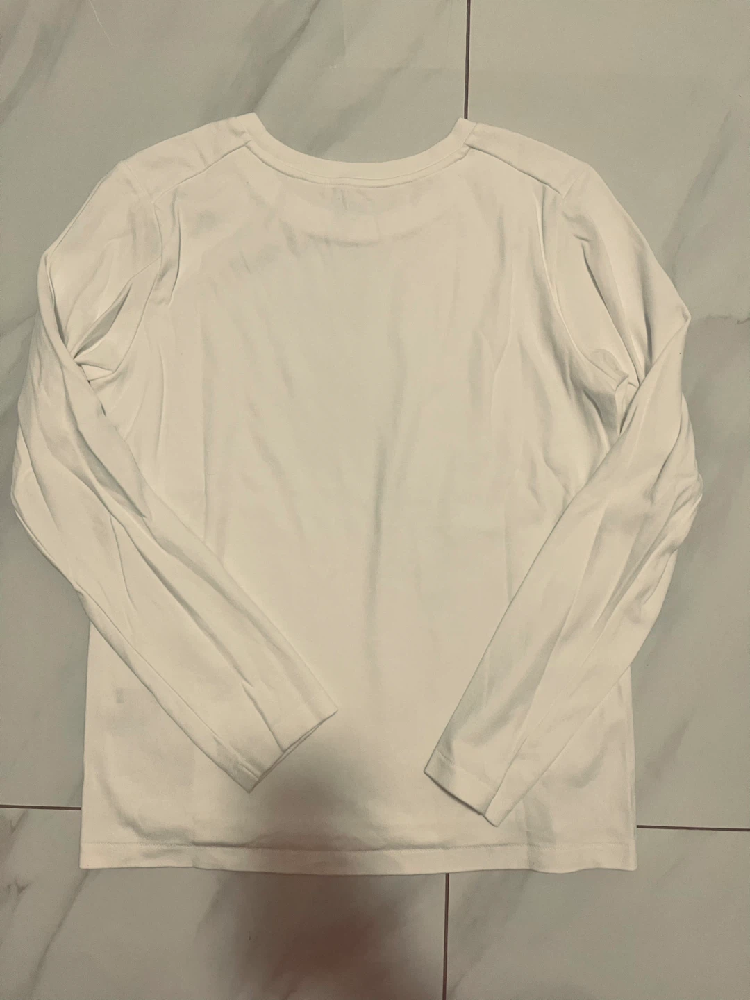 Uniqlo White Long Sleeve T-Shirts (Size M) - photo 5