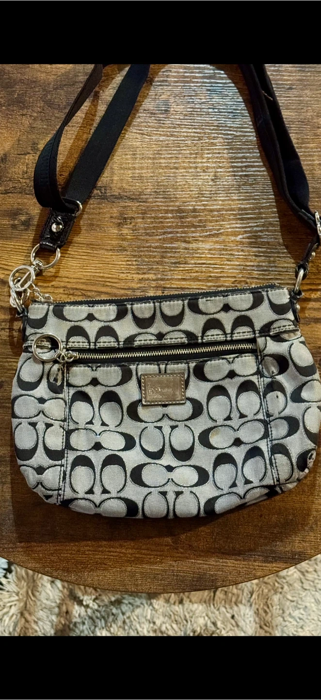 Coach Monogrammed Crossbody Bag