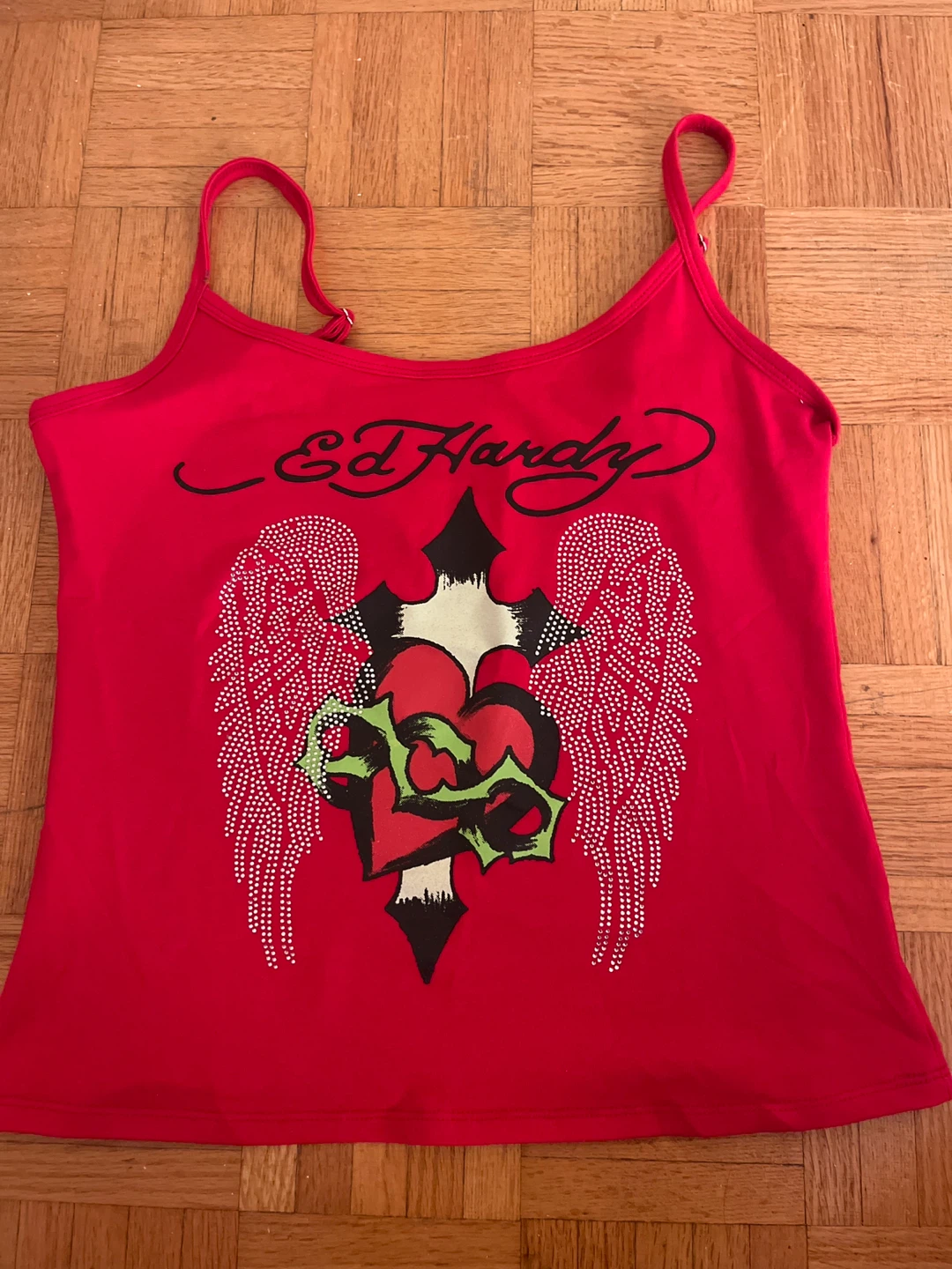 Ed Hardy Red Cami Top