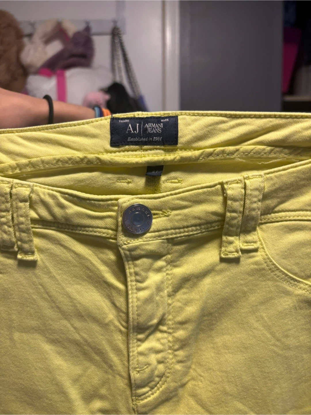 Armani Jeans Yellow Skinny Pants - photo 2