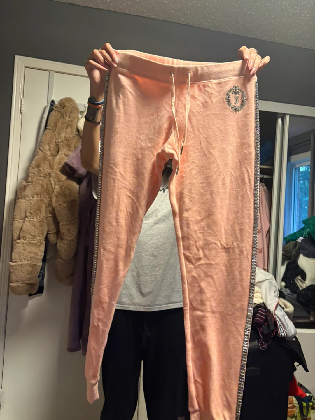 Juicy Couture Black Label Joggers Pink Size S