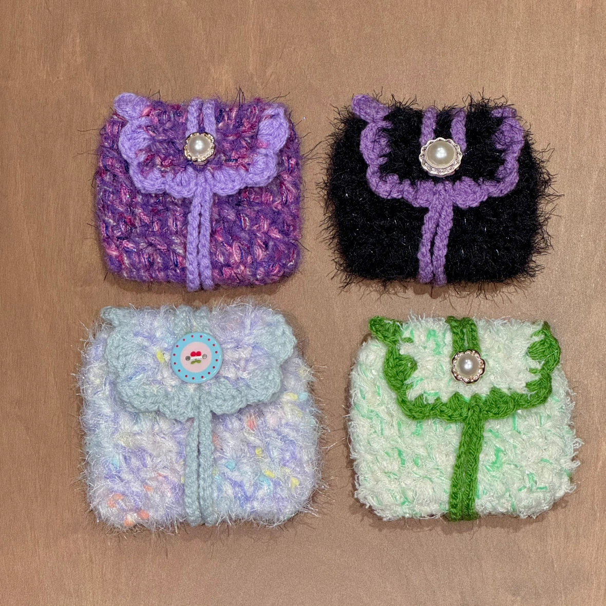 Moving sale- must go Cute crochet wallets