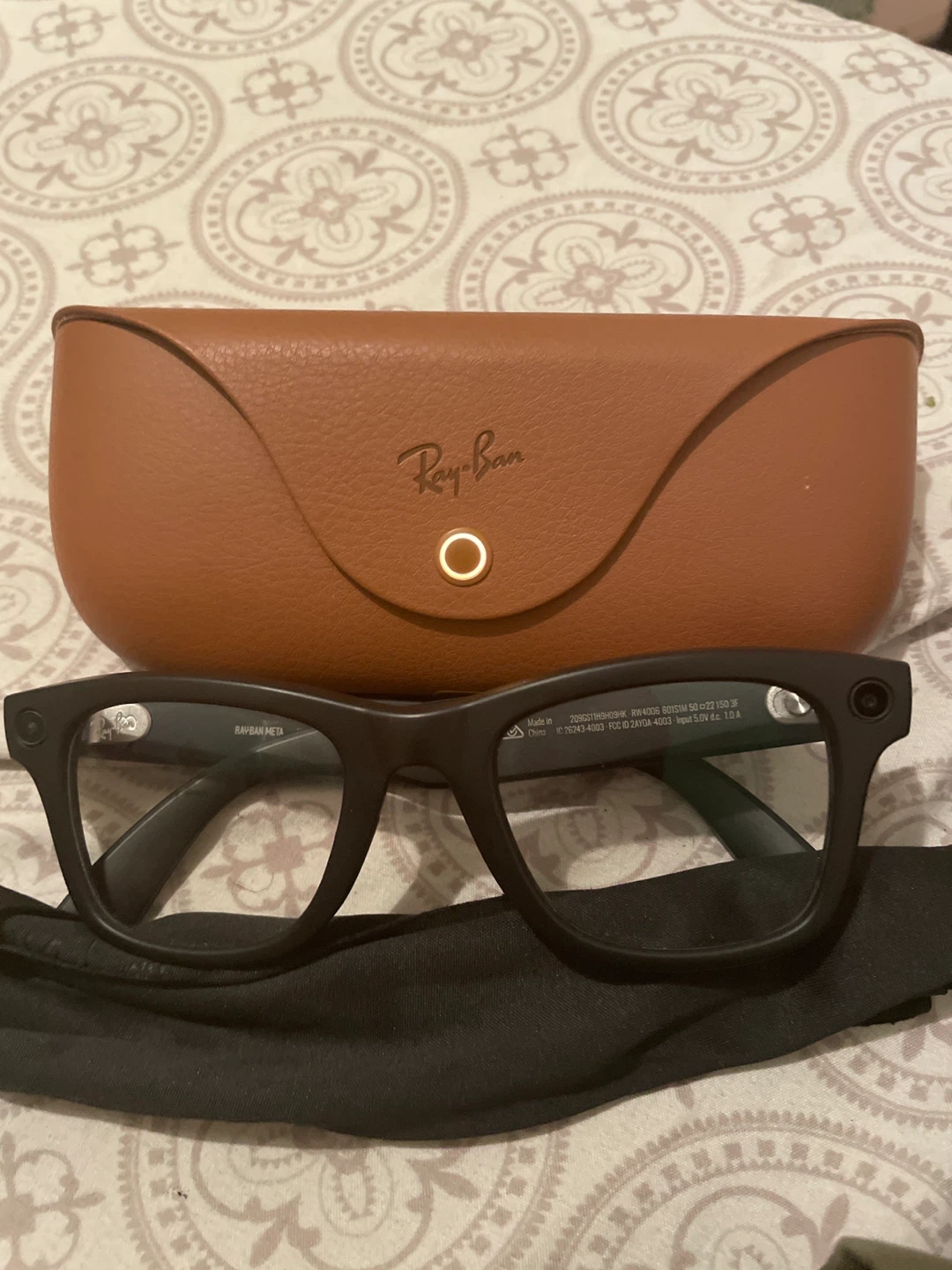 Ray-Ban  meta Wayfarer  gen 1 Eyeglasses with Case - photo 4
