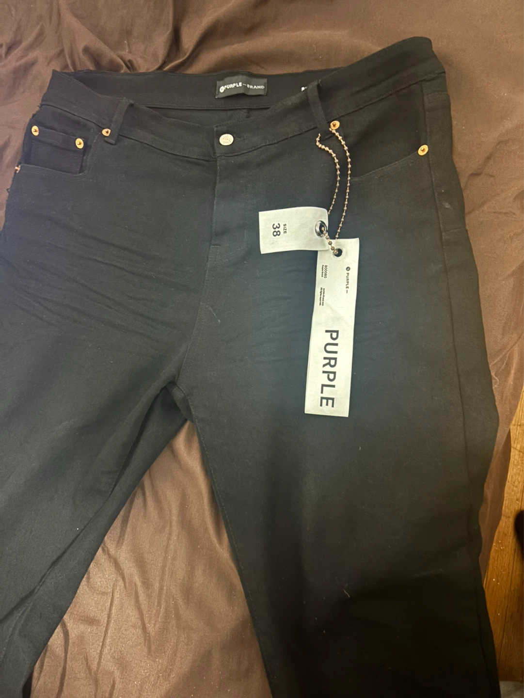 Purple Brand P001 Black Raw Jeans - photo 3