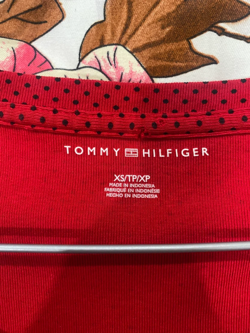 Tommy Hilfiger Red Polka Dot T-Shirt XS - photo 3