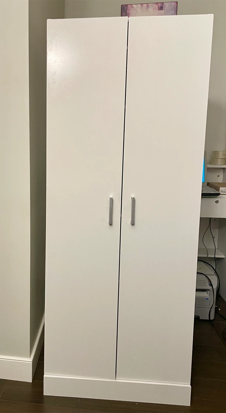 White Double Door Cabinet