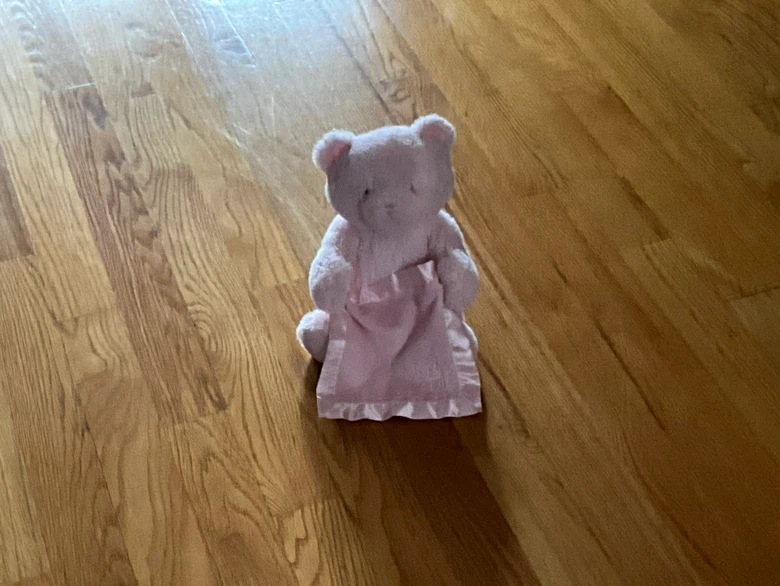Pink bear plush - photo 3