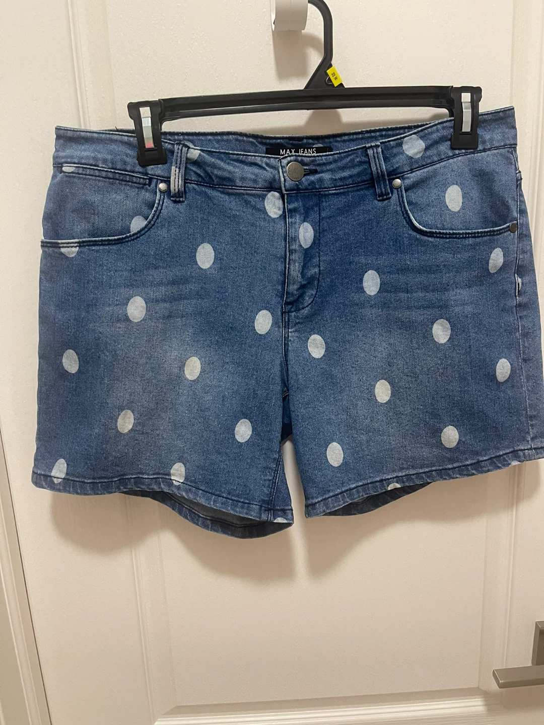 Max Jeans Polka Dot Denim Shorts - photo 2