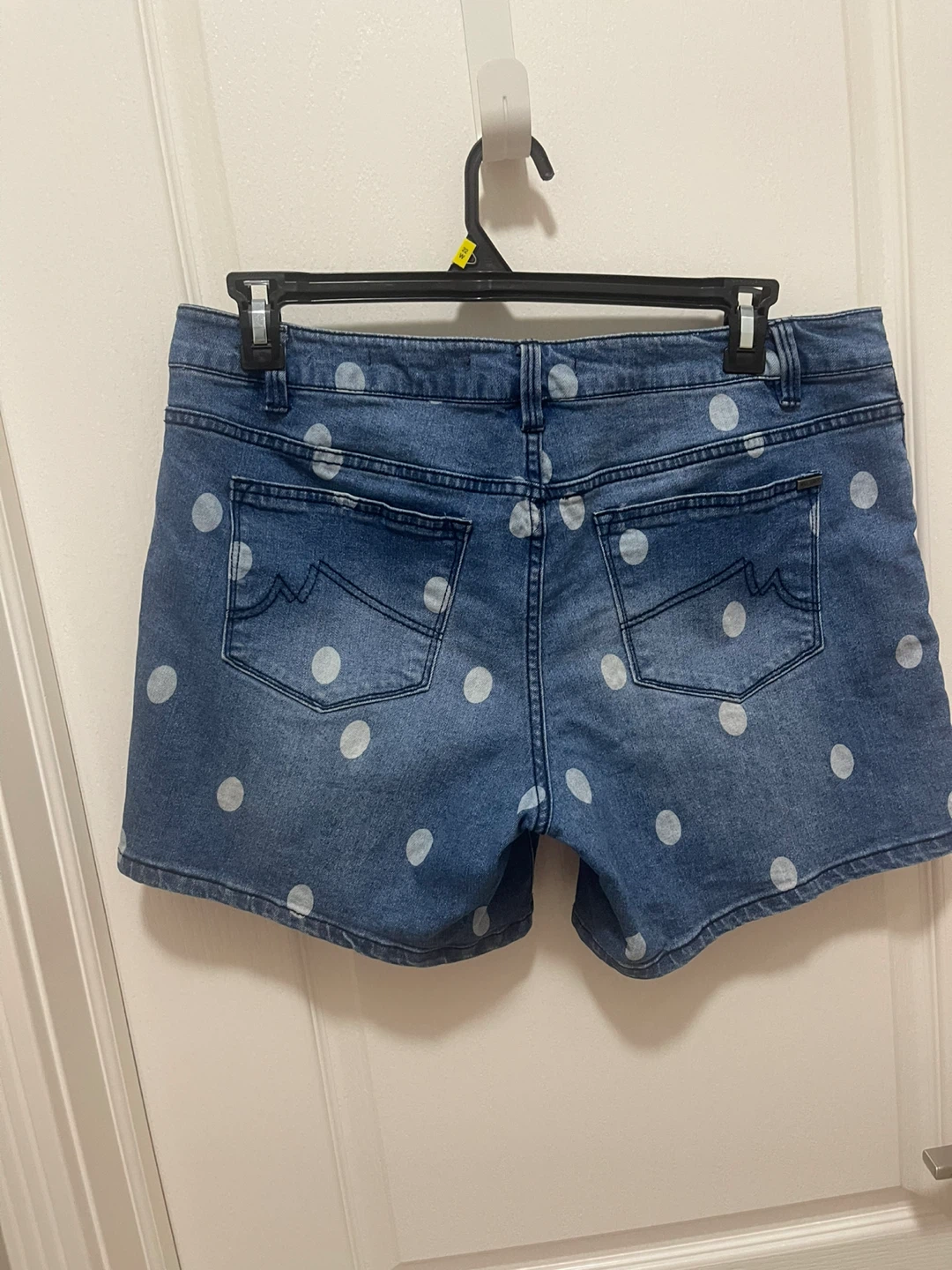 Max Jeans Polka Dot Denim Shorts - photo 3