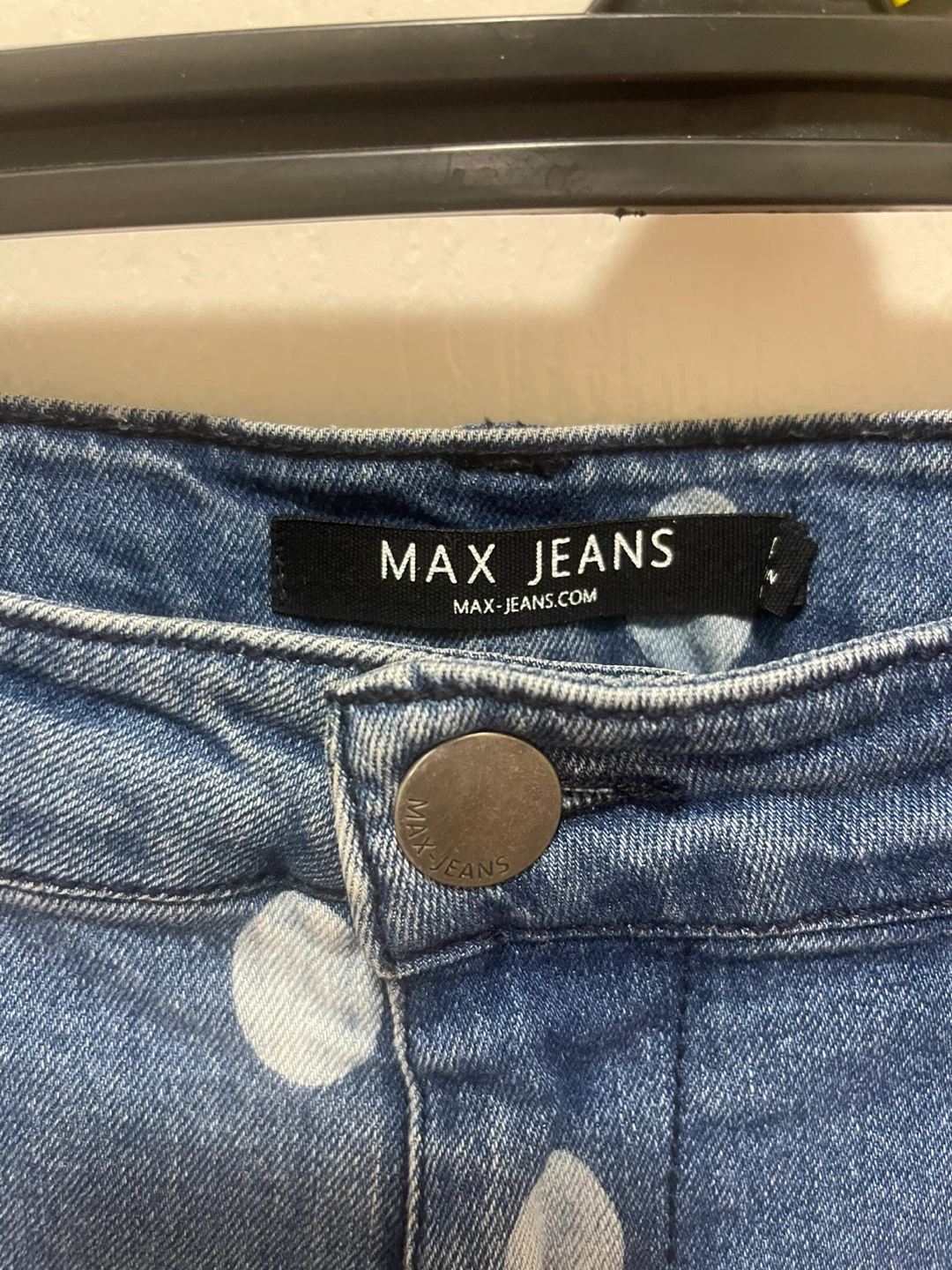Max Jeans Polka Dot Denim Shorts - photo 4