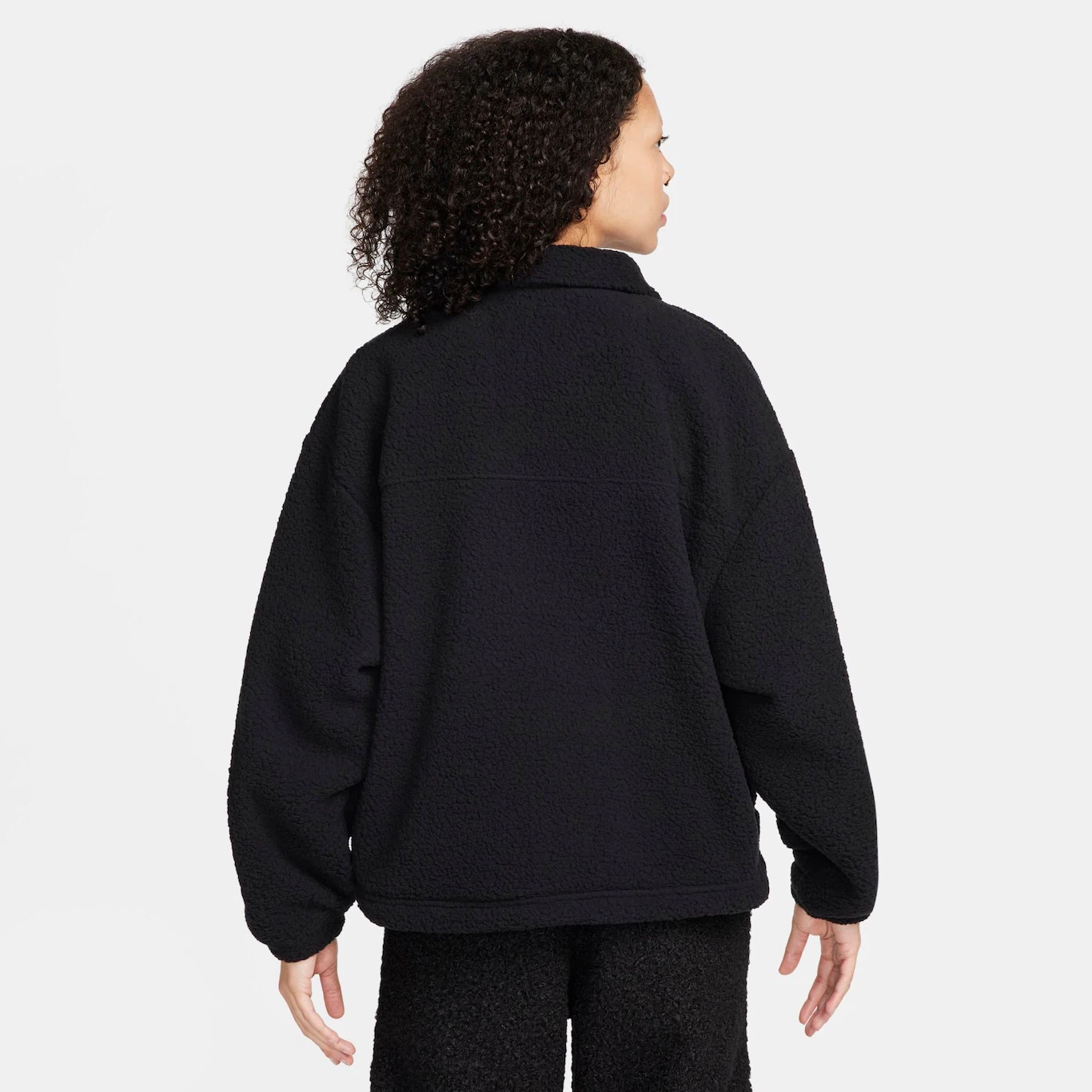 Nike Sherpa Fleece Jacket Black - photo 3