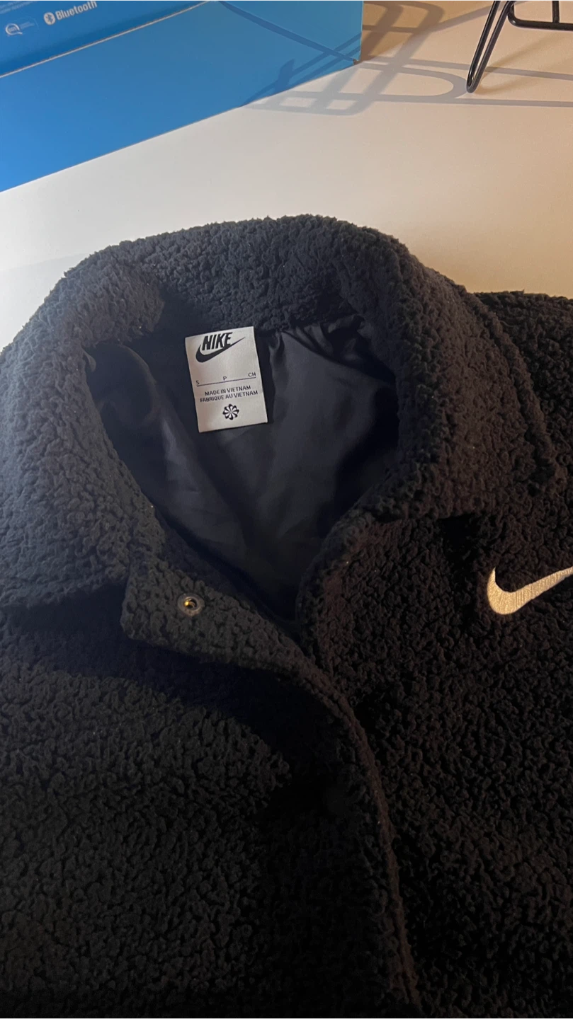Nike Sherpa Fleece Jacket Black - photo 4