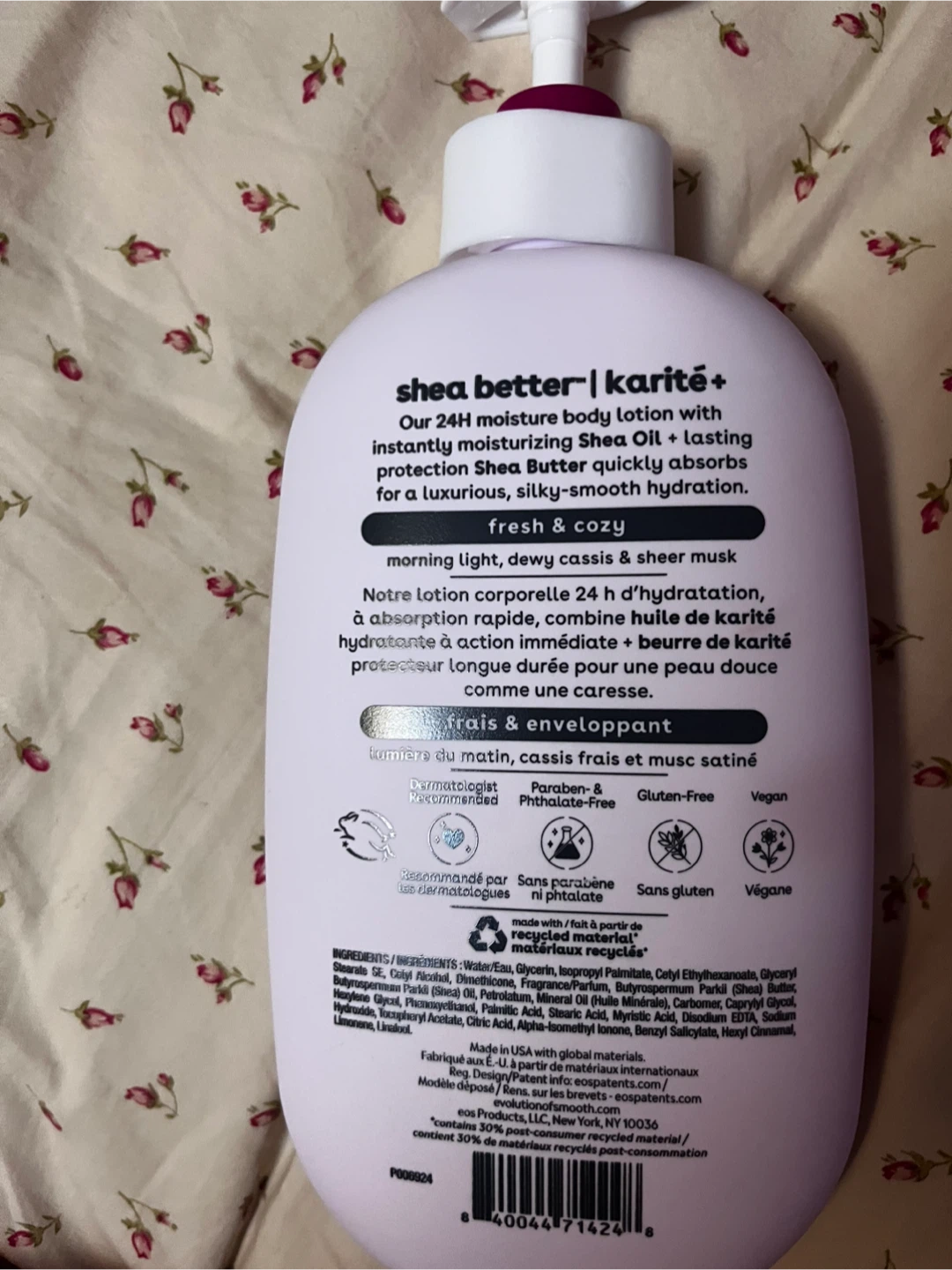 eos Shea Better Hydration Lotion - Fresh & Cozy - photo 2