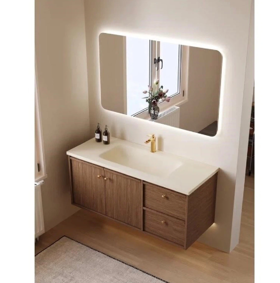Frameless Dimmable Bathroom LED Mirror - photo 2