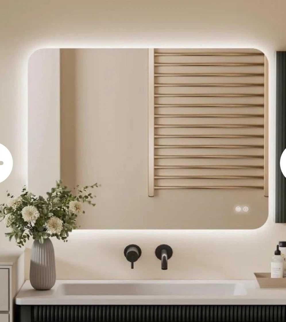Frameless Dimmable Bathroom LED Mirror - photo 3