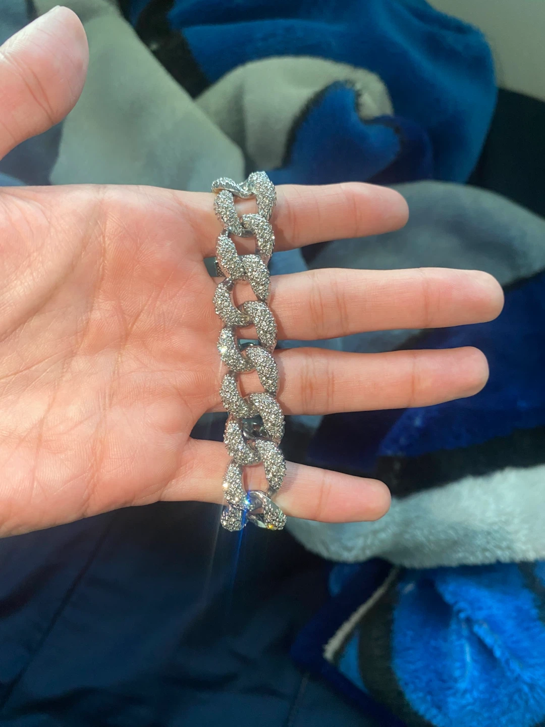 Iced Moissanite Bracelet