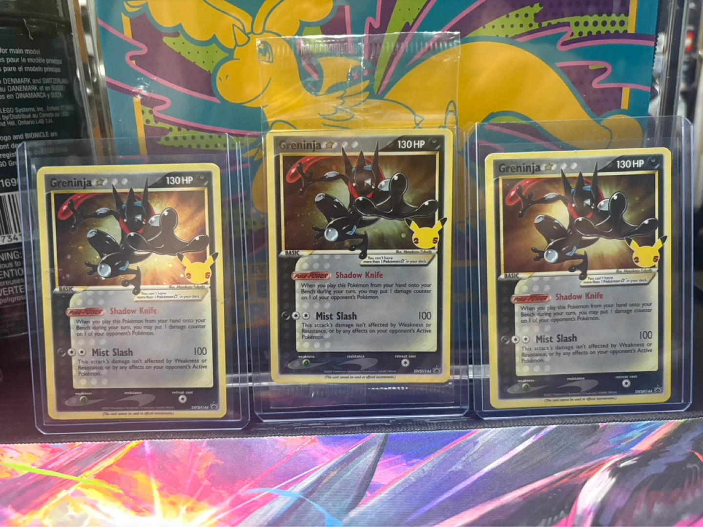 Pokemon Greninja Gold Star Promo Cards