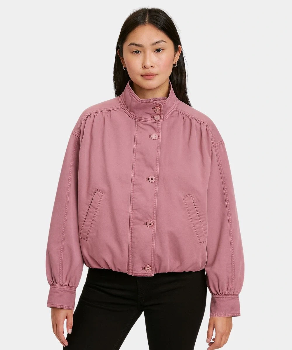 GAP Women's Twill Bubble Jacket - photo 2